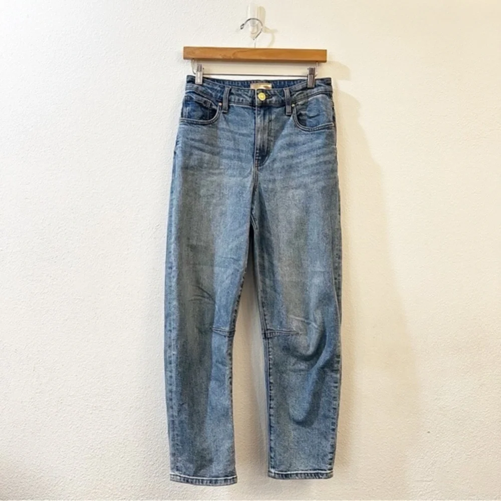 KUT Women's Ashley High Rise Slouchy Barrel Straight Leg Denim‎ Jeans Size 00